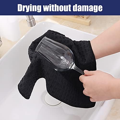 Homaxy Microfiber Waffle Weave Kitchen Dish Cloths - Image 4