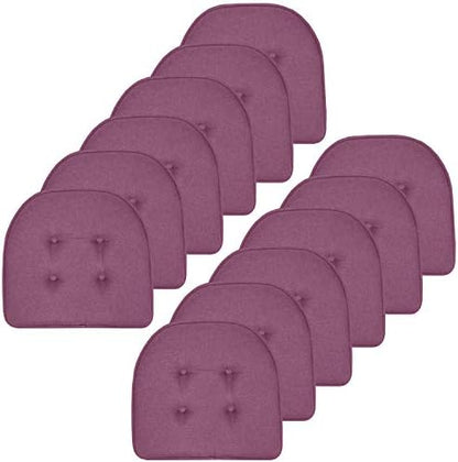 Sweet Home Collection Chair Cushion Memory Foam Pads Tufted Slip Non Skid by SweetHomeCollection
