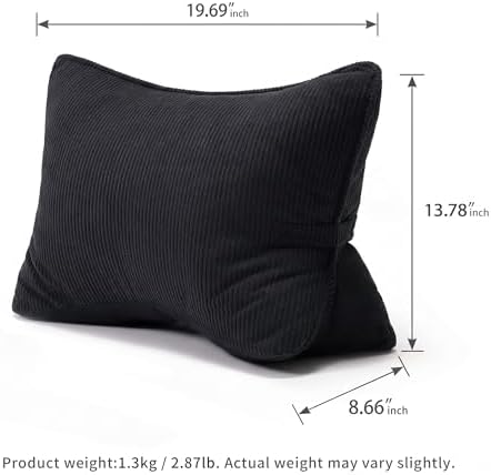 Pat. Pend. Corduroy Lumbar Support Pillow - Image 5