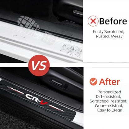 4PCS Car Door Sill Stickers Protecter Compatible - Image 3