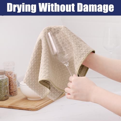 Homaxy Microfiber Kitchen Towels and Dishcloths Sets, 12 Pack - Image 3