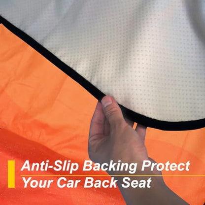 Back Seat Cover for Car Trucks Van SUV Jeep, Waterproof Rear Bench Towel Seat - Image 5
