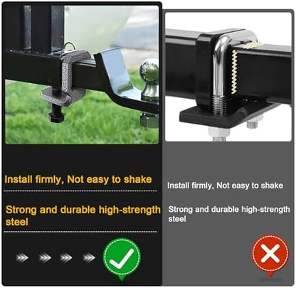 2.5" Anti Rattle Hitch Clamp, Heavy Duty Steel Stabilizer & Tightener - Image 6