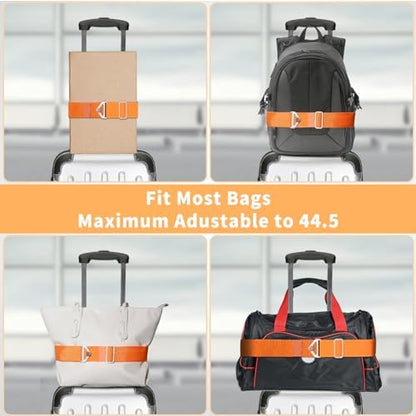 TOOVREN 2-in-1 Travel Belt for Luggage Straps Add a Bag Bungees Suitcase - Image 6