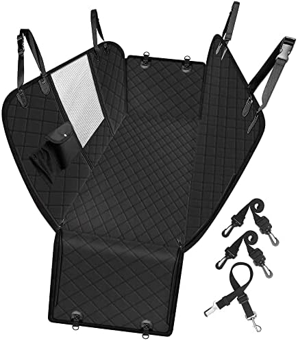 Femuar Dog Car Seat Cover with Storage Pockets Mesh Visual Window, Waterproof by GuangzhouTailinTechnologyCo