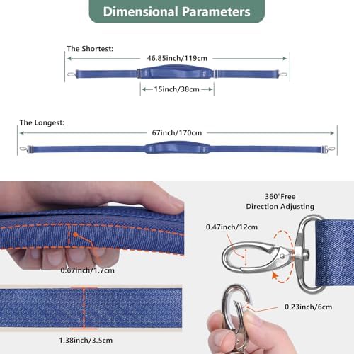 67 Inch Shoulder Straps, Soft - Image 3