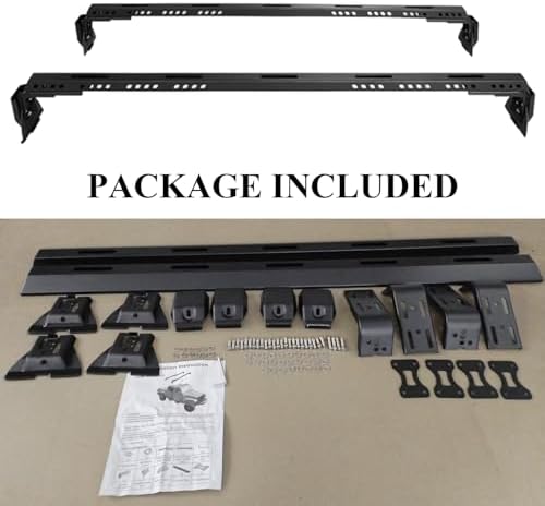 Roof Rack Cross Bars Fits for 2007-2018 Wrangler JK & 2018-2024 Wrangler JL - Image 6