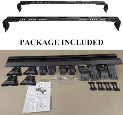 Roof Rack Cross Bars Fits for 2007-2018 Wrangler JK & 2018-2024 Wrangler JL - Image 6