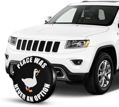Funny Goose Peace was Never an Option Spare Tire Cover Wheel Protectors - Image 6