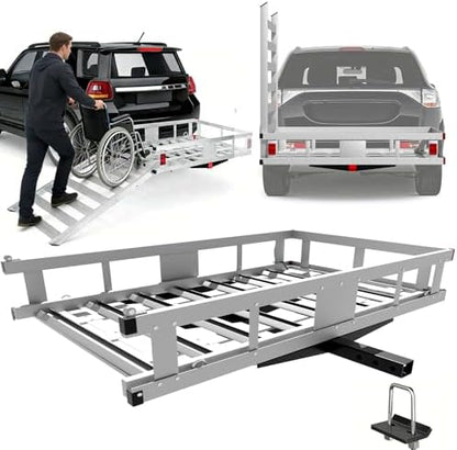 Trailer Hitch Cargo Carrier by Unknown