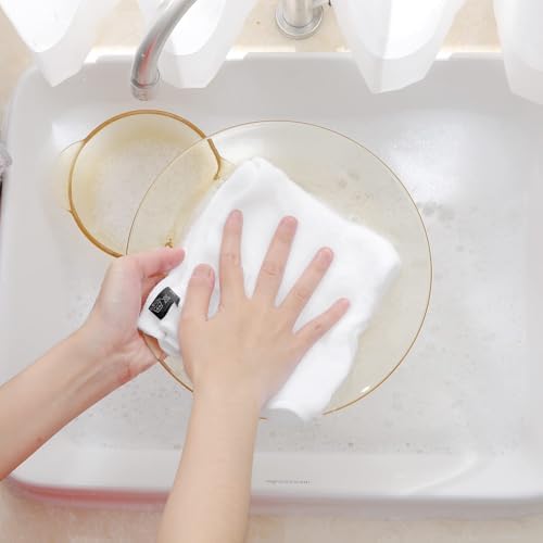 Homaxy 100% Cotton Waffle Weave Kitchen Dish Cloths 6-Pack - Image 4