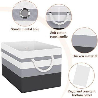 Fab totes Storage Bins 6-Pack, Foldable Storage Baskets - Image 3