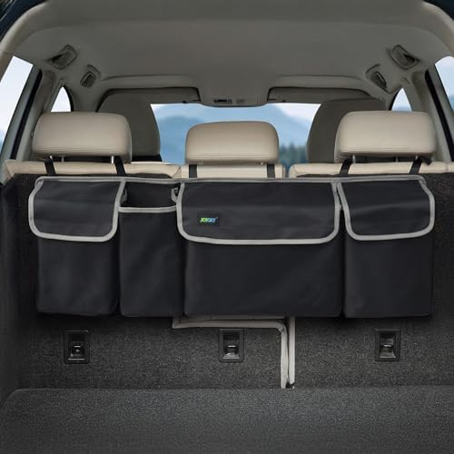 JOYSKY Hanging Trunk Organizer for SUV, Backseat Car Storage Bag by JOYSKY