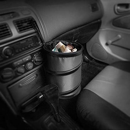 FH Group Automotive Waterproof Portable Collapsible Small Trash Can Garbage - Image 5