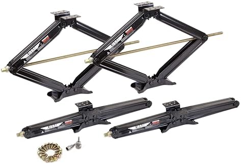 LIBRA Premium 5000 lb 30" RV Trailer Stabilizer Leveling Scissor Jack-26021 by LIBRA