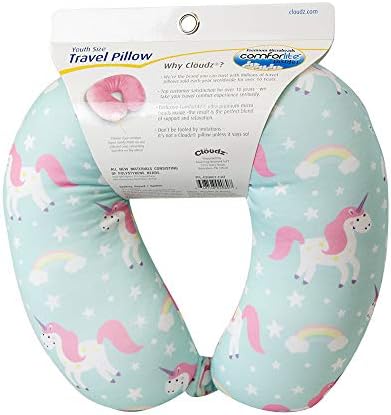 Cloudz Kids Patterned Microbead Airplane Travel Neck Pillow. Super Soft Cozy - Image 2