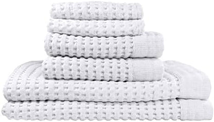 GILDEN TREE Waffle Towel Set Quick Dry Thin | 2 Bath Towels | 2 Hand Towels | 2 by GildenTree