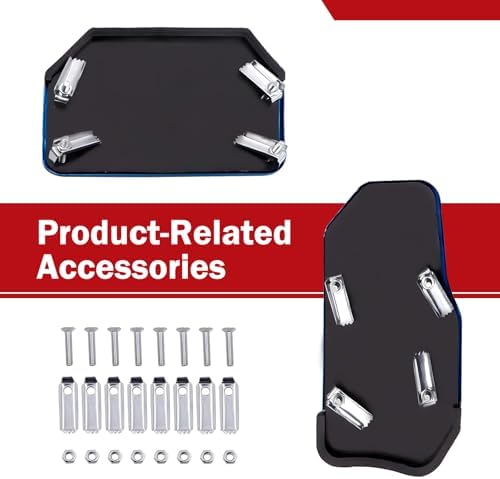 2 PCS Car Pedal Pads Set, Non-slip Alloy Gas and Brake Pedals Covers, Automatic - Image 5