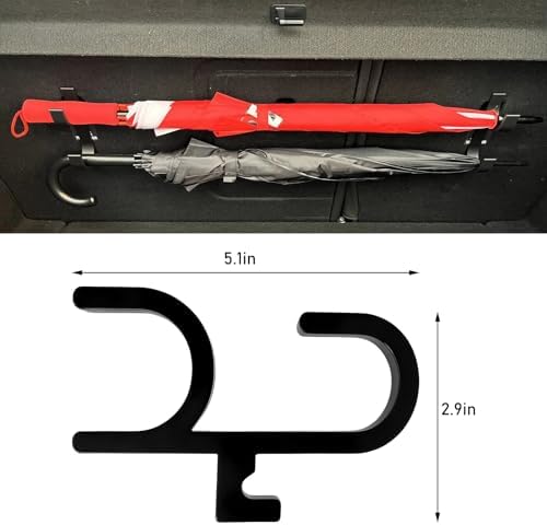 2 PCS Car Umbrella Hook, Stable Installation Rain Gear Hook Universal Towel - Image 2