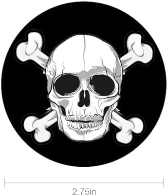 Car Cup Holder Coaster for Anime Skull Skeleton Silicone 2.75" Car Coaster Car - Image 2
