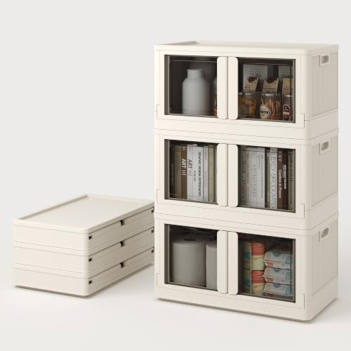 FLEXIMOUNTS 228 QT Stackable Plastic Storage Bins by FLEXIMOUNTS