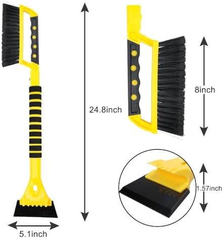 Snow Brush and Ice Scraper Set for Car Windshield Snow Frost Ice Removal Tool - Image 2