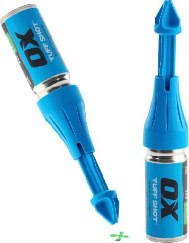 OX Tuff Shot 2-Pack Marking Chalk Spray, Deep Hole Marker, Chalk Shot by OXTools