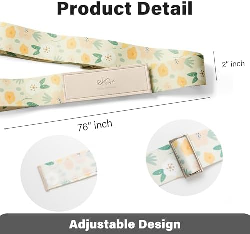 Luggage Straps for Suitcases, Adjustable Luggage Elastic Belt, Travel - Image 4