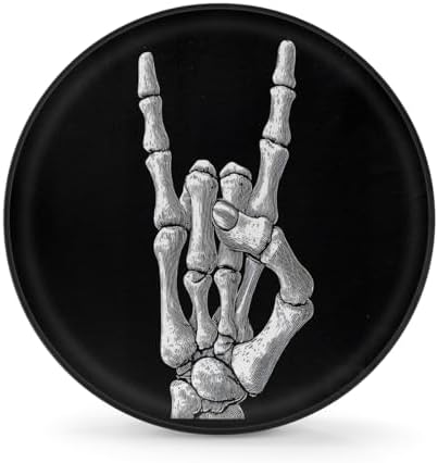 Skull Goth Art Black Spare Tire Cover Waterproof Dust-Proof Spare Wheel Covers by Unknown