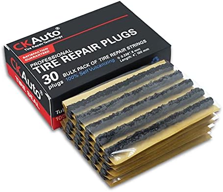 CKAuto 30 pcs 4" Black Tire Repair Strings Tire Repair Plugs by CKAuto