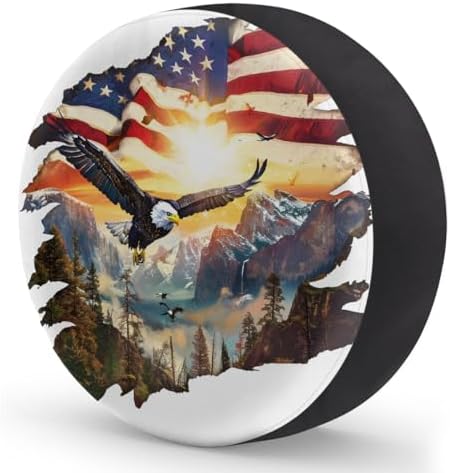Eagle Spare Tire Cover 15in Spare Wheel Covers Tire Storage Cover - Image 2
