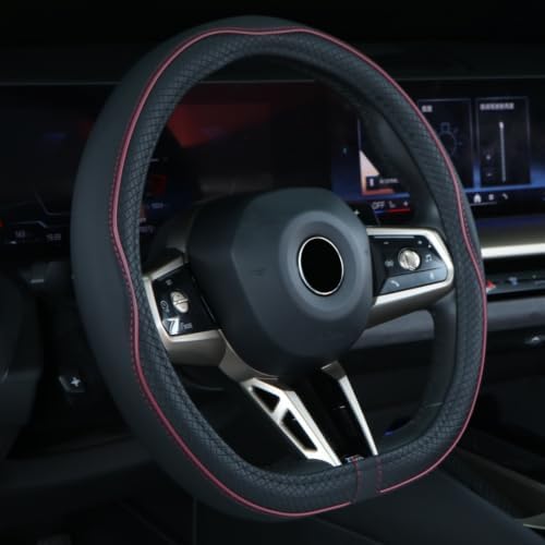 Mayco Bell Flat Bottom Steering Wheel Cover Anti-Slip, Breathable, Full Surround by MaycoBell