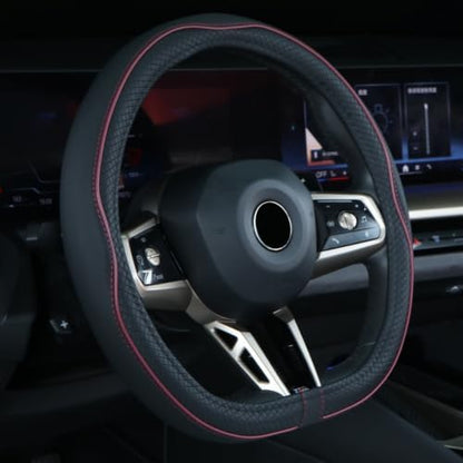 Mayco Bell Flat Bottom Steering Wheel Cover Anti-Slip, Breathable, Full Surround by MaycoBell