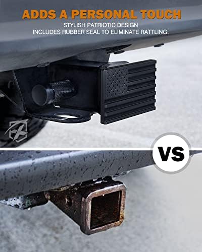 Xprite Aluminum Trailer Hitch Cover, Heavy Duty 2" Inch Tow Hitch Receivers - Image 5