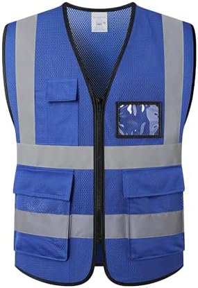 Reflective Safety Vest for Men Women Construction Vest ANSI Standard AP1 by ASIPHITU