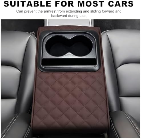Car Center Console Armrest Pillow, Memory Foam Auto Armrest Box Cover - Image 6
