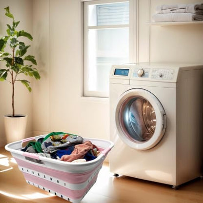 SAMMART 42L Collapsible Plastic Laundry Basket - Image 4