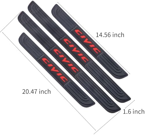 4pcs/Set Car Door Sill Plate Protectors - Image 2