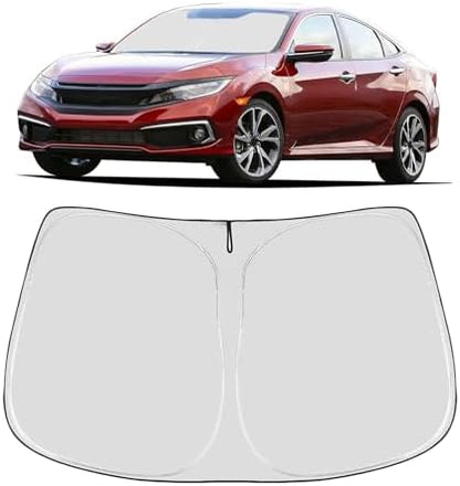 Proadsy Custom Fit 2016-2021 Honda Civic Windshield Sun Shade, Blocks Heat by Proadsy