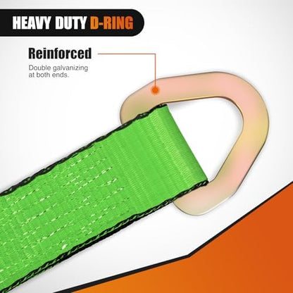 Nilight 2" x 38" Axle Tie Down Straps - Image 6
