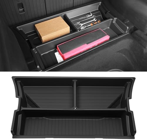Hidden Trunk Organizer Tray for Tesla Model Y 2019-2026, Custom-Fit Rear by Abystar