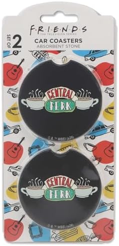 Friends the TV Series Central Perk Ceramic Car Coasters by OpenRoadBrands