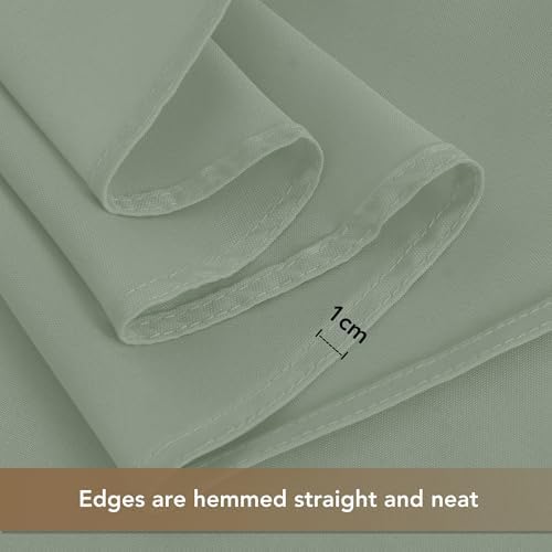 Grommet Outdoor Curtains for Patio Waterproof 8 Pcs 54x120 In Sage Green - Image 7