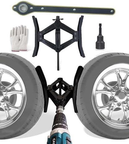 RV Rotatable Wheel Chock Stabilizers, Camper Heavy Duty Tire Chock Stabilizers by RVPNR