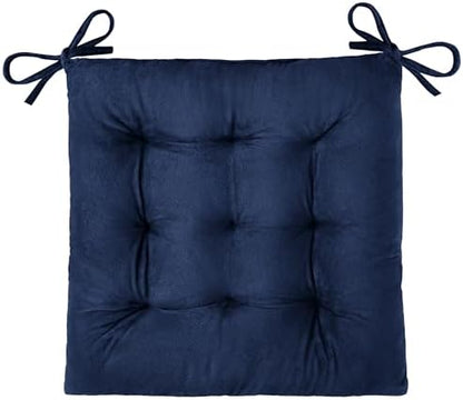 OVOV 1 Pack Chair Cushions for Dining Chairs 15.5"x15.5" Navy by OVOV