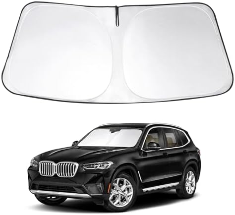 Windshield Sun Shade Sunshade for 2018-2024 2025 2026 BMW X3 by LHFLIVE