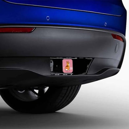 Corgi Dog Safe Hitch Cover Funny I Love You Heart Corgi Butt Square Trailer - Image 4
