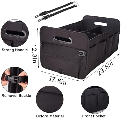 titiyiof Trunk Organizer For Suv & Sedan, Car Organizers and Storage, - Image 2