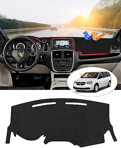 CARTIST Dash Cover for Dodge Grand Caravan 2011-2020 Dashboard Cover Mat by cartist
