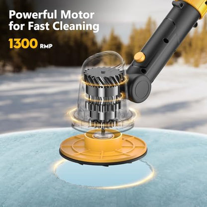 Electric Ice Scraper for Dewalt 20V Battery, 1300RPM High-Speed Windshield - Image 4